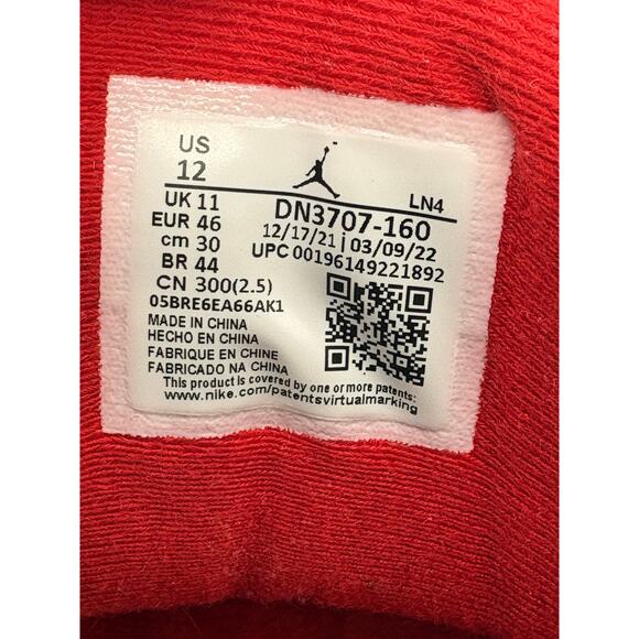 NIKE AIR JORDAN 3 Retro Fire Red Gray Cement White DN3707-160 main image 4